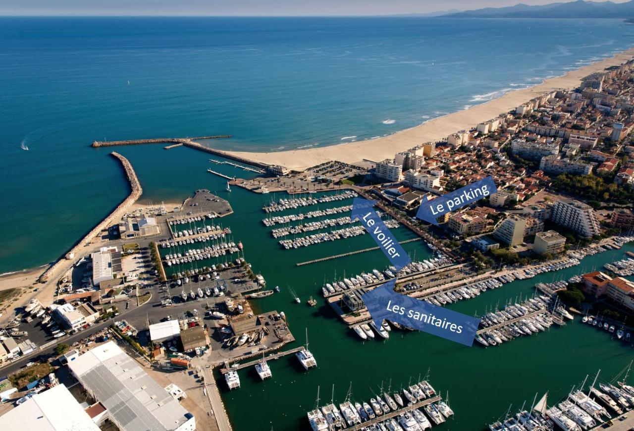 Voilier A Quai Au Calme Otel Canet-en-Roussillon Dış mekan fotoğraf